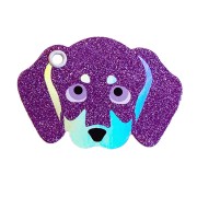 TG56 Purple Puppy Tag